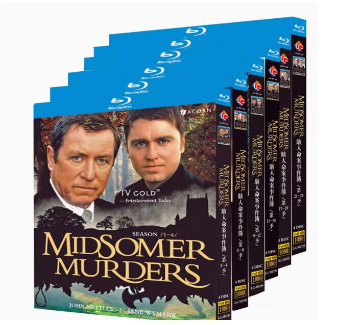 海外ドラマ『バーナビー警部』シリーズ21-24　ブルーレイ4-DISC[Blu-ray-BOX]