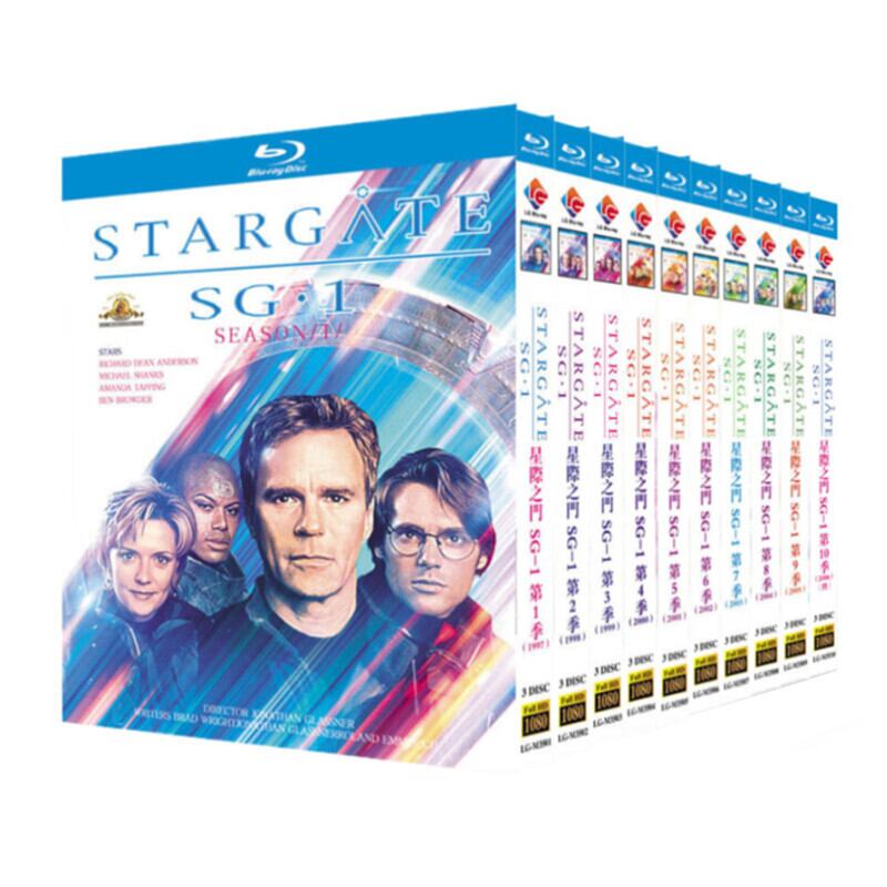 『スターゲイト SG-1』シリーズ8　ブルーレイ3-DISC[Blu-ray-BOX]高画質海外盤正規品