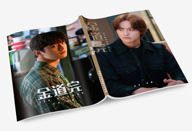 韓国俳優『キム・ドワン』写真集1冊 A4ポスター4枚 しおり4枚 LOMOカード10枚