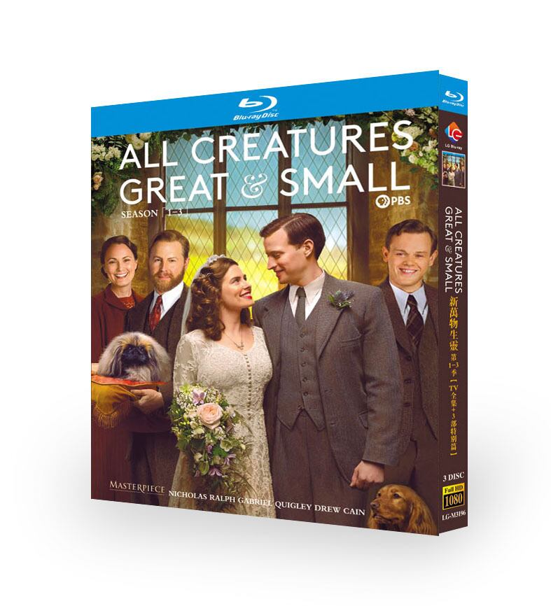 映画『All Creatures Great & Smallシーズン 1-3』ブルーレイ3-DISC[Blu-ray-BOX]高画質正規品