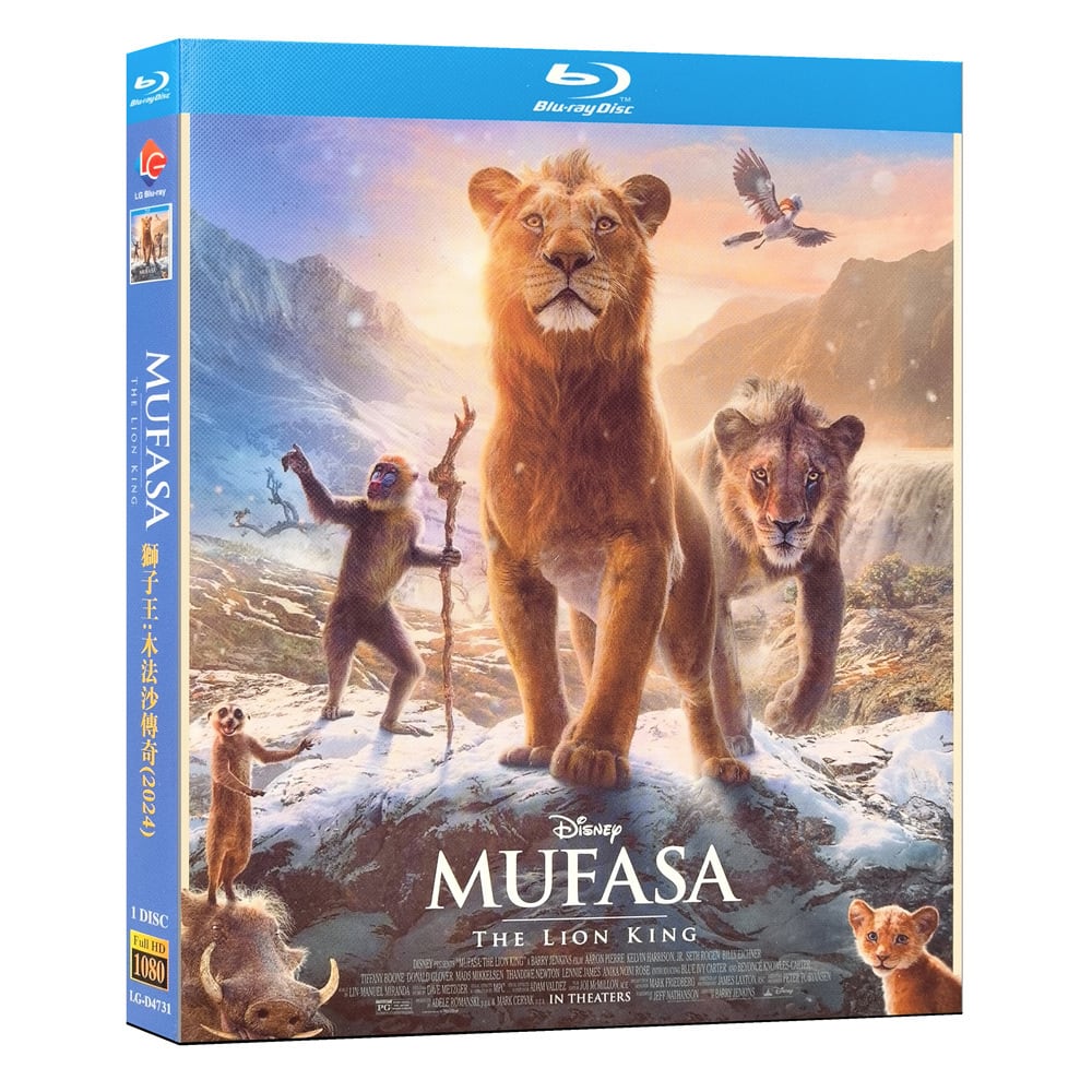 映画『ライオン・キング:ムファサ』ブルーレイ1-DISC[Blu-ray-BOX]高画質海外盤正規品