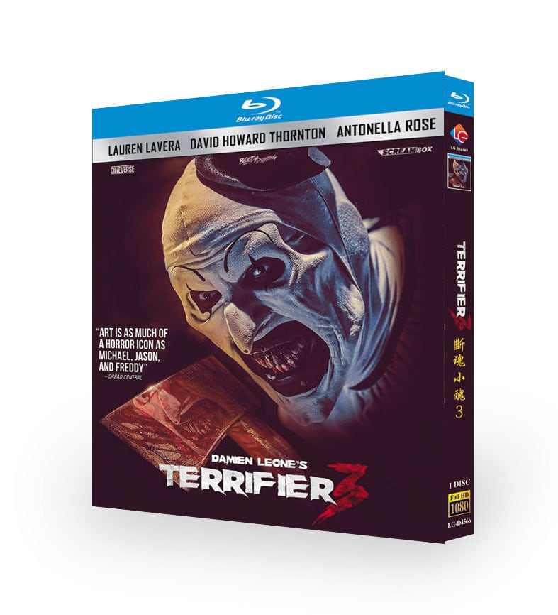 海外映画『テリファー　シリーズ3』ブルーレイ1-DISC[Blu-ray-BOX]高画質海外盤正規品