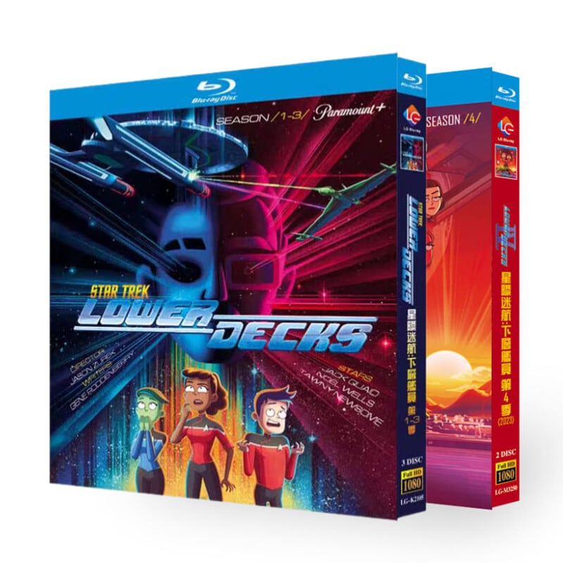 アニメ日本語字幕『スター・トレック：ローワー・デッキ-シーズン4』ブルーレイ2-discblu-ray-box高画質海外盤正規品