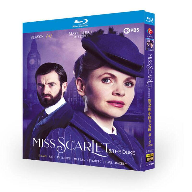 ドラマ『探偵ミス・スカーレット』シリーズ4　ブルーレイ2-discblu-ray-box高画質海外盤正規品
