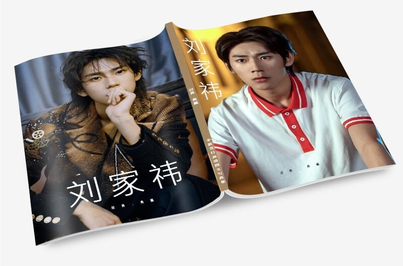 中国俳優『?家?（劉家? リュー・ジャーイー）』写真集1冊 A4ポスター4枚 しおり4枚 LOMOカード10枚