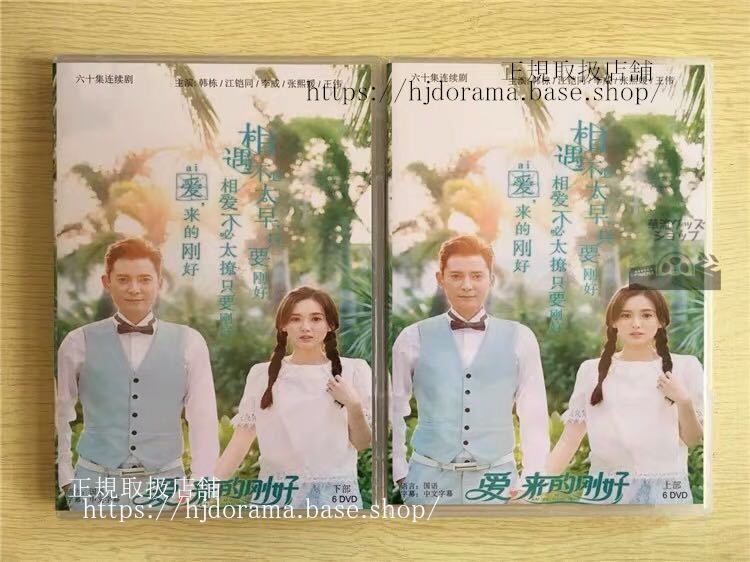 『愛来的剛好』DVD-BOX Love Just Come 韓棟 ハンドン 江鎧同 全話 中国盤 未使用