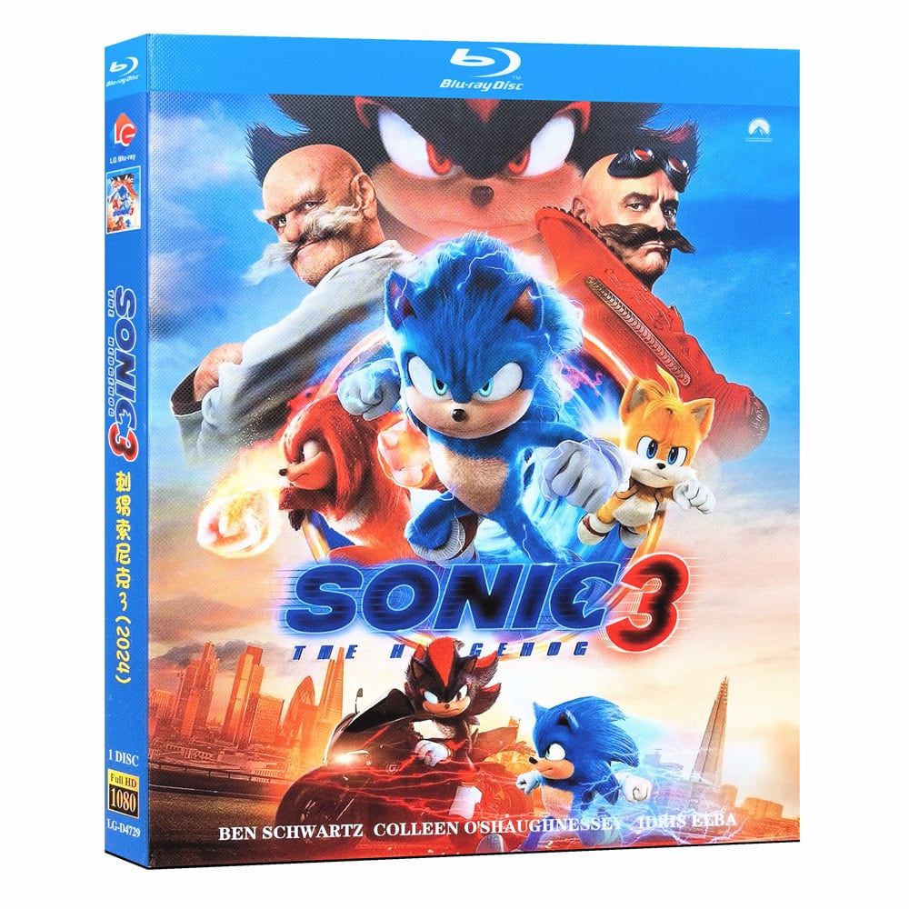 映画『ソニック × シャドウ』シリーズ3　ブルーレイ1-DISC[Blu-ray-BOX]高画質海外盤正規品