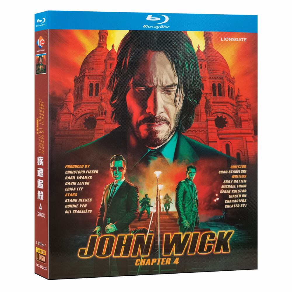 海外映画日本語字幕『ジョン・ウィック: チャプター4』ブルーレイ高画質　John Wick: Chapter 41-DISC