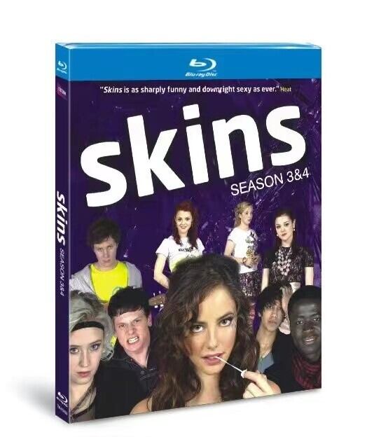 日本語字幕『Skins-スキンズ シーズン3-4』ブルーレイ4-DISC[Blu-ray-BOX]高画質海外盤正規品