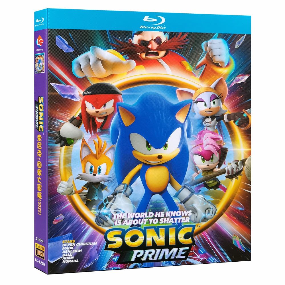 アニメ『ソニックプライム』ブルーレイ2-discblu-ray-box高画質海外盤正規品