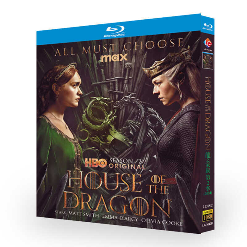 『ハウス・オブ・ザ・ドラゴン シーズン2』ブルーレイ2-DISC[Blu-ray-BOX]高画質海外盤正規品