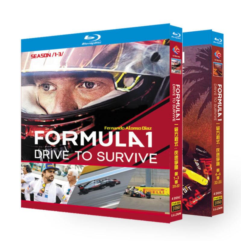 日本語字幕『Formula 1: 栄光のグランプリ』シリーズ1-3　ブルーレイ4-DISC[Blu-ray-BOX]高画質海外盤正規品
