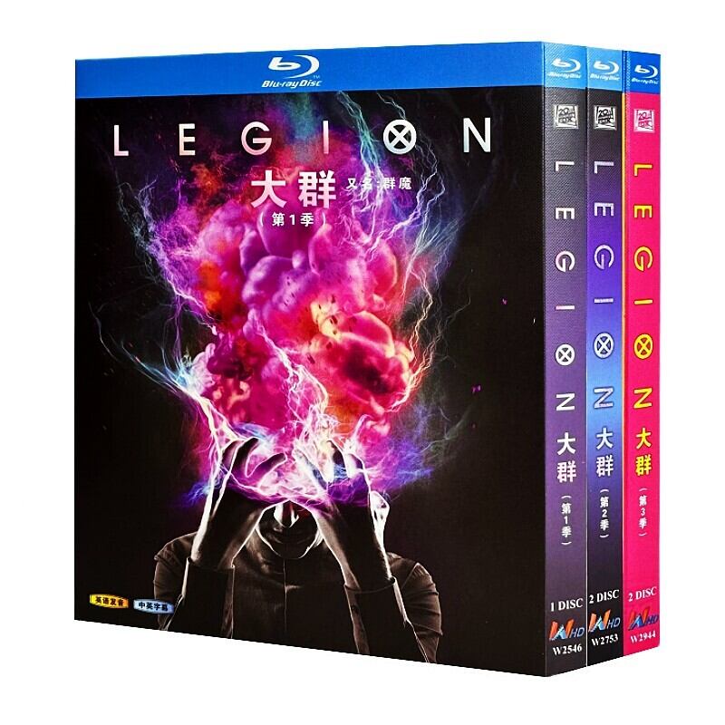 海外ドラマ日本語字幕『レギオン-シーズン3』ブルーレイ2-discblu-ray-box高画質海外盤正規品