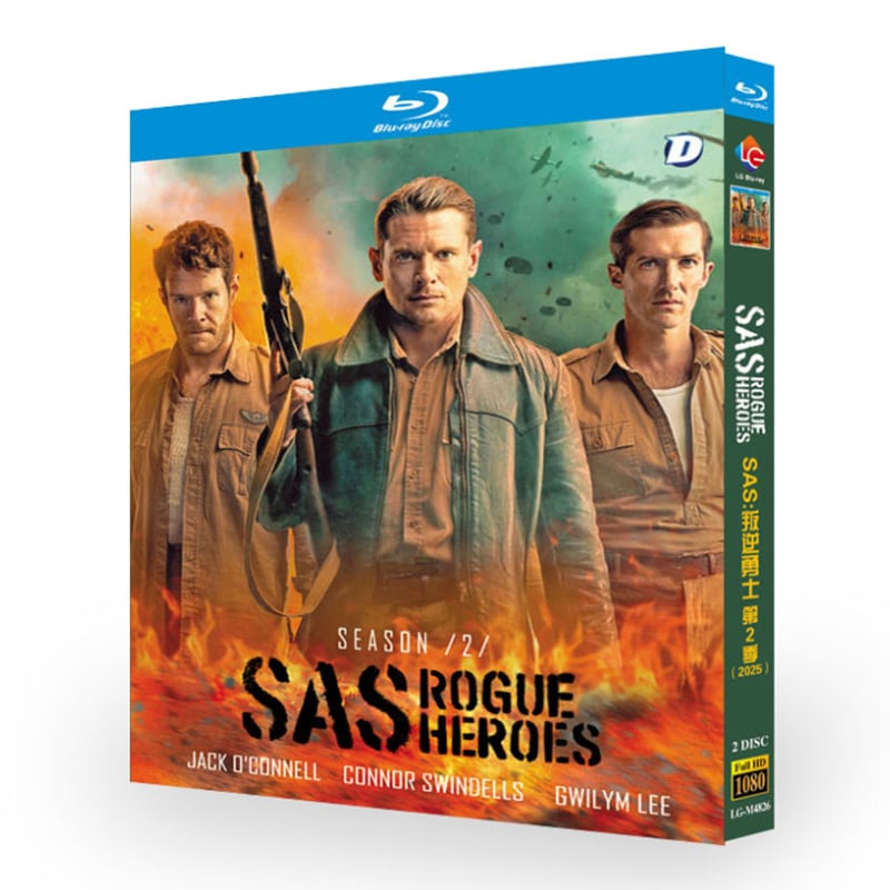 ドラマ「SAS ローグ ヒーローズシーズン 2」ブルーレイ2-DISC[Blu-ray-BOX]高画質海外盤正規品