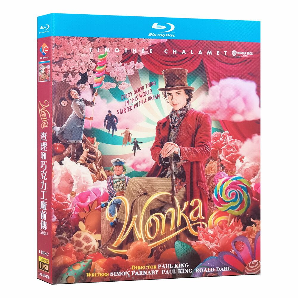 『ウォンカとチョコレート工場のはじまり』ブルーレイ1-discblu-ray-box高画質海外盤正規品