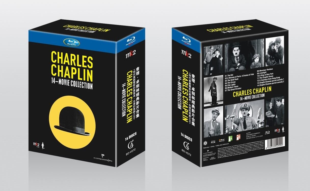チャーリー チャップリン名作集 ブルーレイディスク 全14枚セット 海外盤