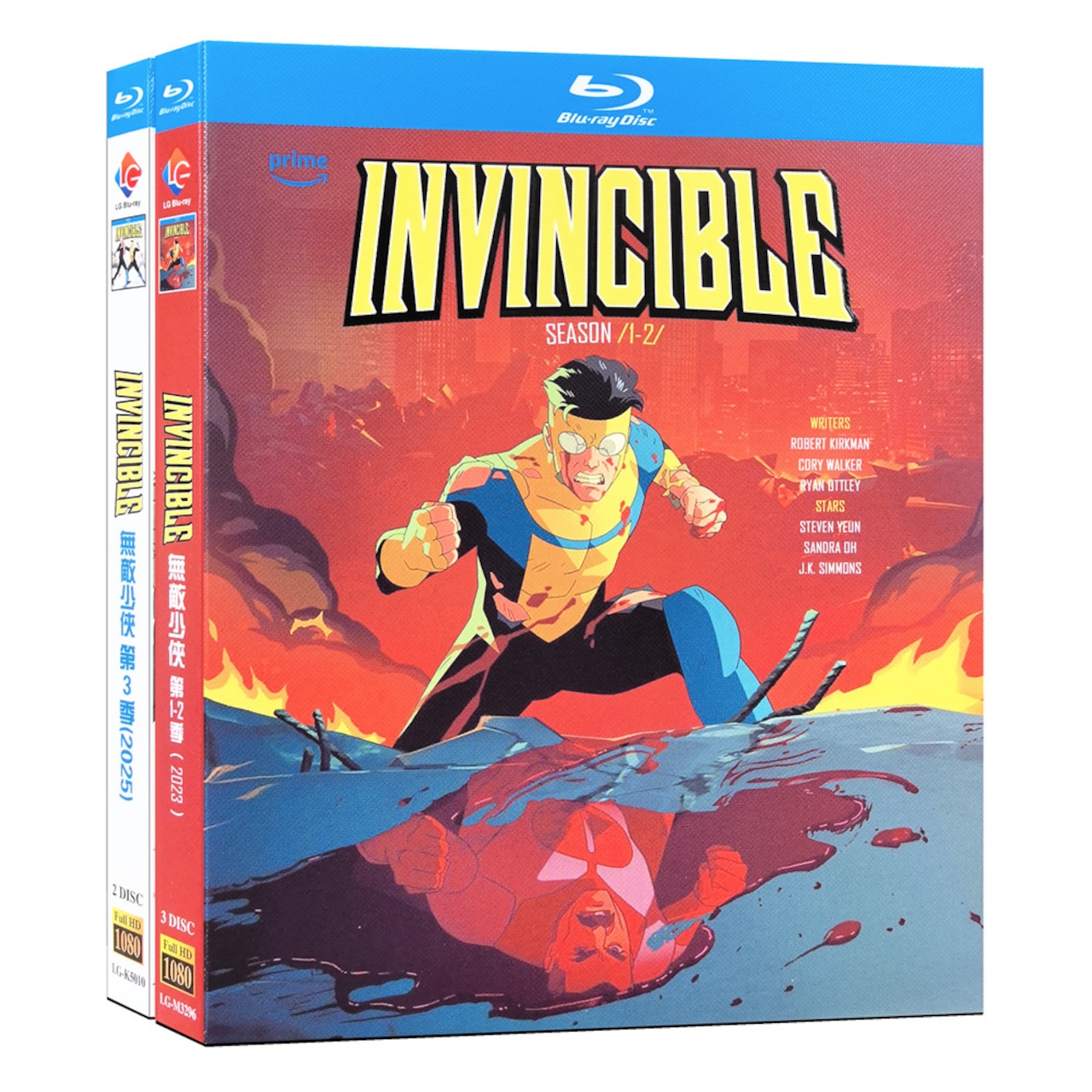 日本語吹替ありアニメ「インビンシブル ～無敵のヒーロー～ シーズン3」Blu-ray BOX 高画質 海外正規品アニメ