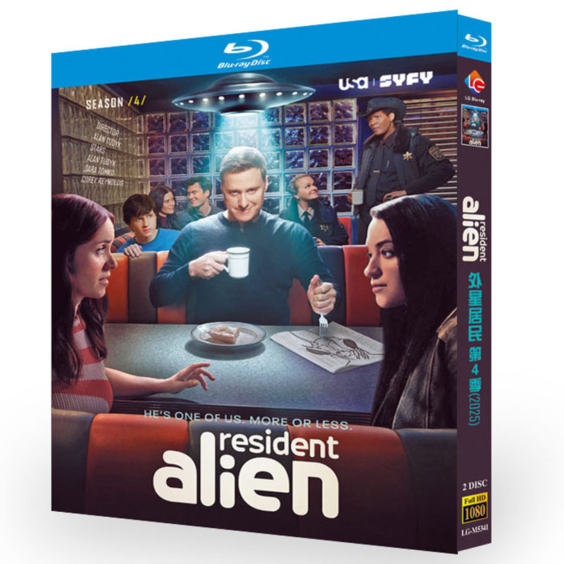 海外ドラマ『レジデント・エイリアン シーズン4』ブルーレイ[Blu-ray-BOX]2 -DISCアラン・チューディック