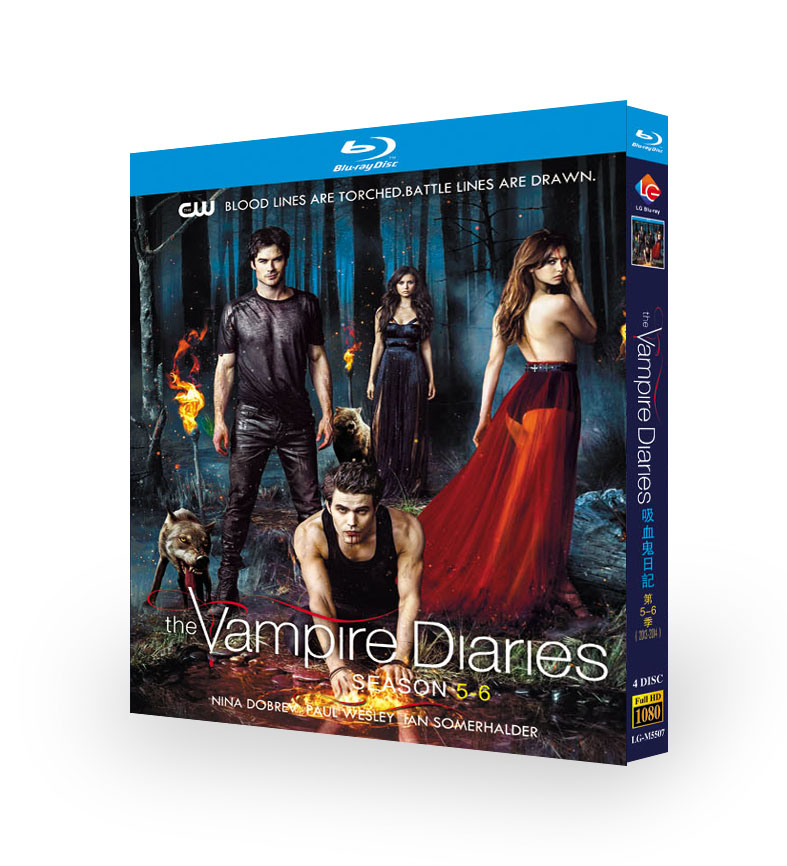 海外ドラマ『The Vampire Diaries/ヴァンパイア・ダイアリーズ　シリーズ5-6』ブルーレイ[Blu-ray-BOX]4 -DISC