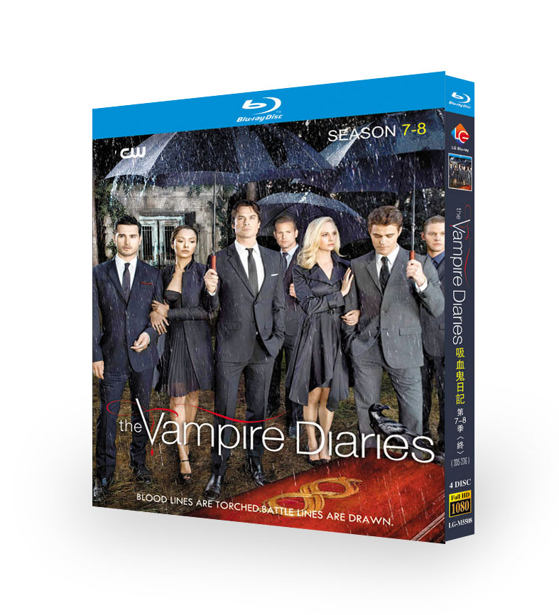海外ドラマ『The Vampire Diaries/ヴァンパイア・ダイアリーズ　シリーズ7-8』ブルーレイ[Blu-ray-BOX]4 -DISC