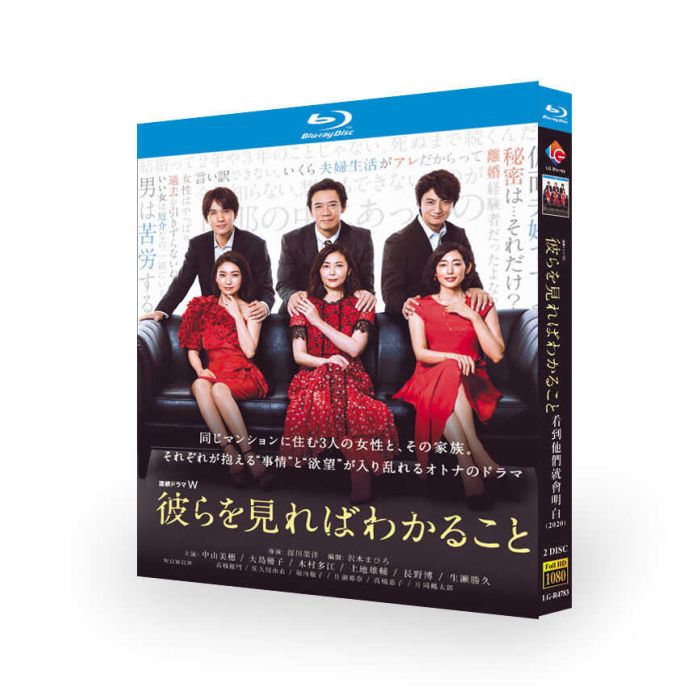 連続ドラマW 彼らを見ればわかること ブルーレイ Blu-ray BOX 中山美穂 木村多江 大島優子