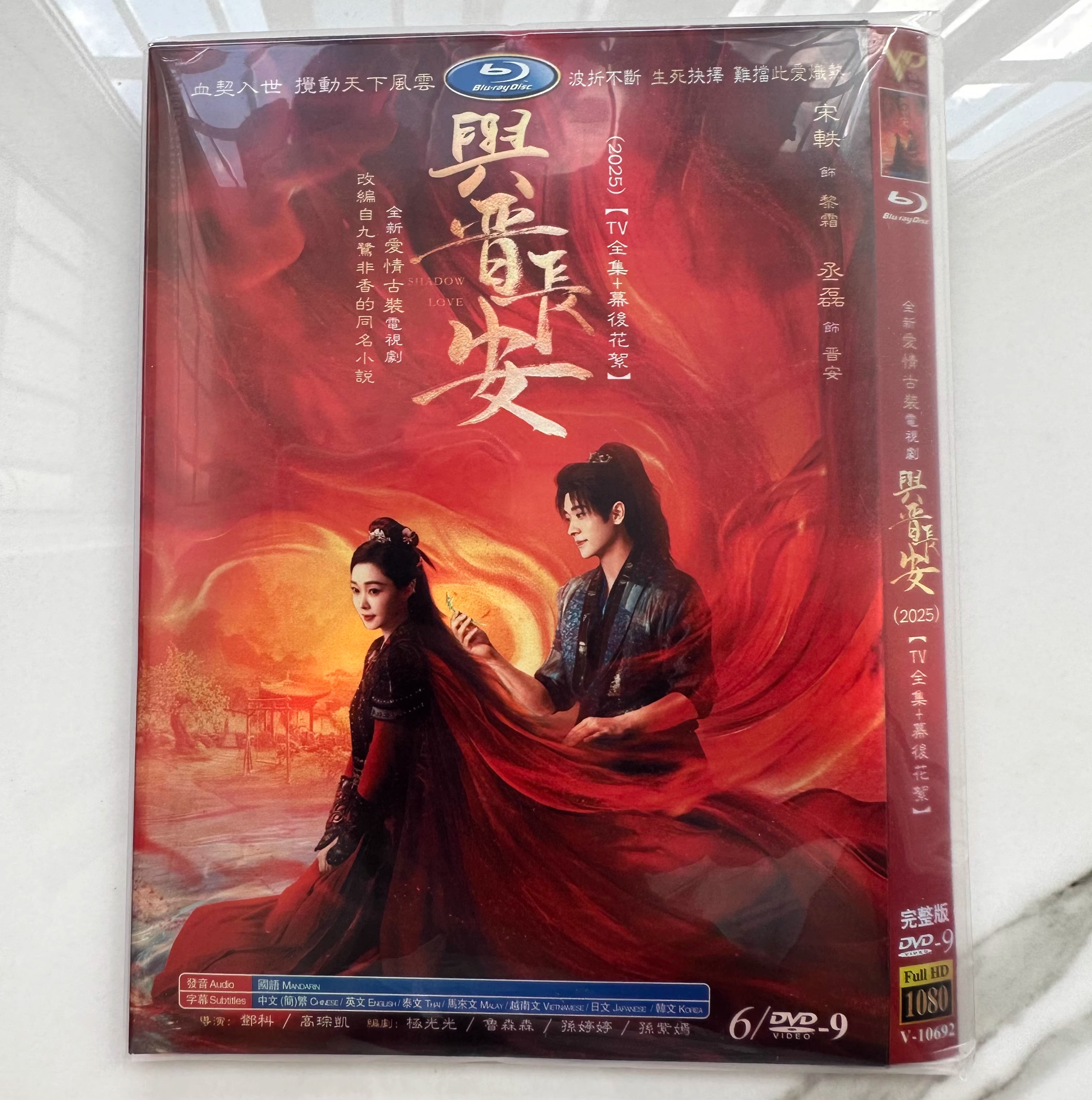 中国ドラマ『与晋長安』日本語字幕DVD-BOX6 -DISC