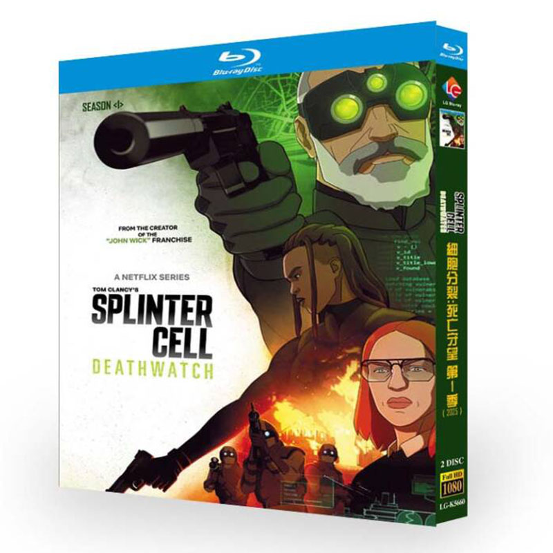 アニメ『スプリンターセル: デスウォッチ』日本語字幕ブルーレイ[Blu-ray-BOX]2 -DISC