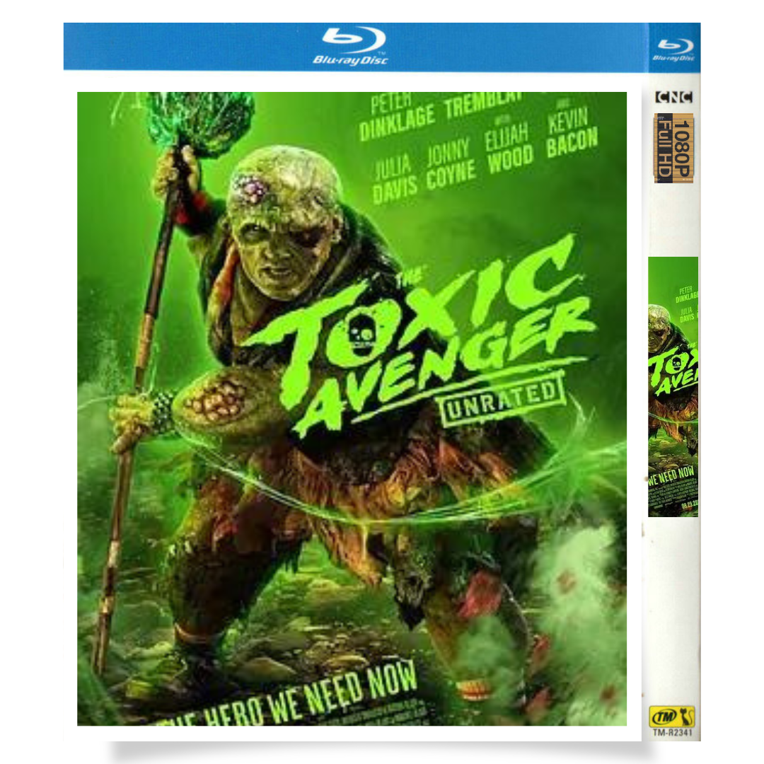 映画「The Toxic Avenger (2023)」 ブルーレイ[Blu-ray-BOX] 1-DISC ピーター ディンクレイジ ジェイコブ トレンブレイ