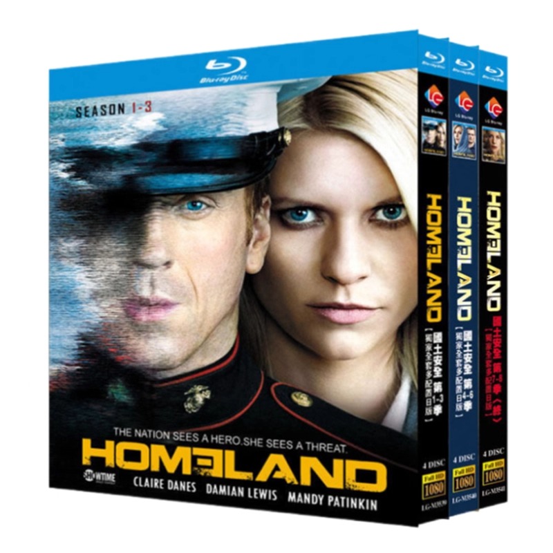 海外ドラマ「HOMELAND/ホームランド シリーズ7-8」 日本語字幕ブルーレイ[Blu-ray-BOX] 4-DISC クレア・ダネス マンディ・パティンキン