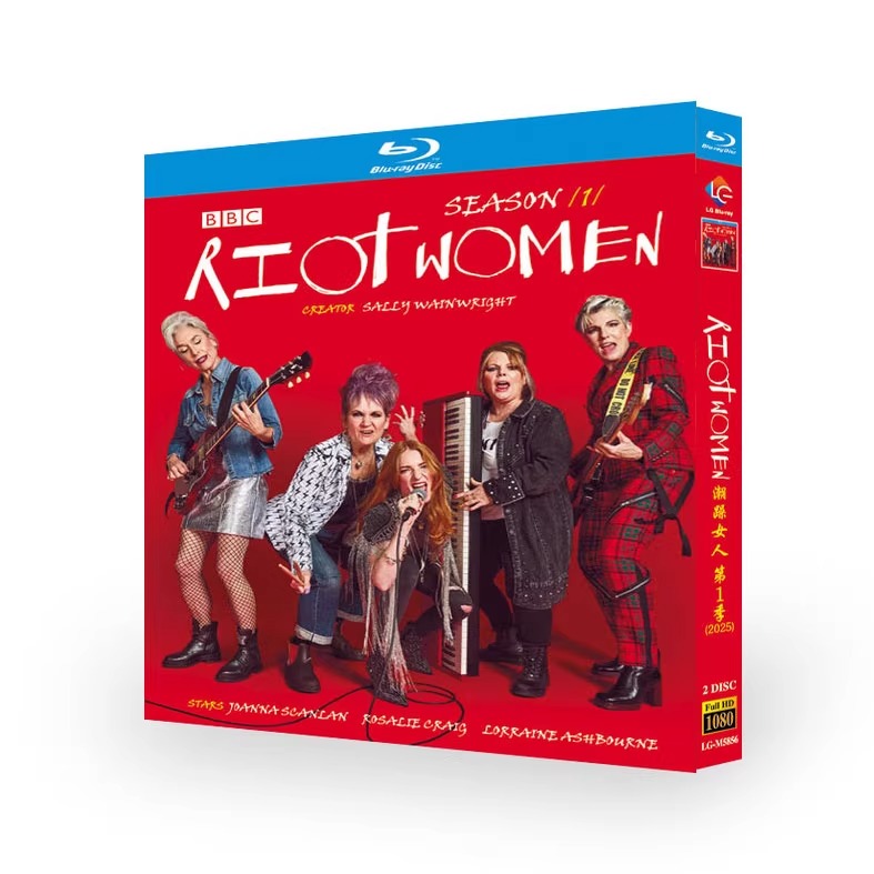 海外ドラマ「Riot Women Season 1 (2025)」 ブルーレイ[Blu-ray-BOX] 2-DISC ジョアンナ・スキャンラン ロザリー・クレイグ