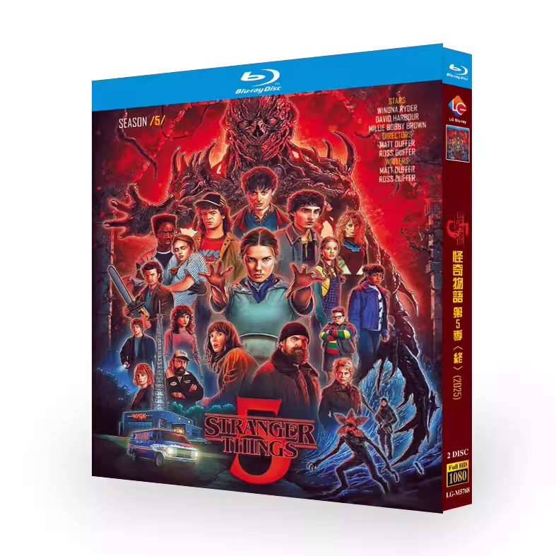 海外ドラマ「ストレンジャーシングス シーズン5」 日本語字幕ブルーレイ[Blu-ray-BOX] 2-DISC ウィノナ·ライダー デビッド·ハーバー