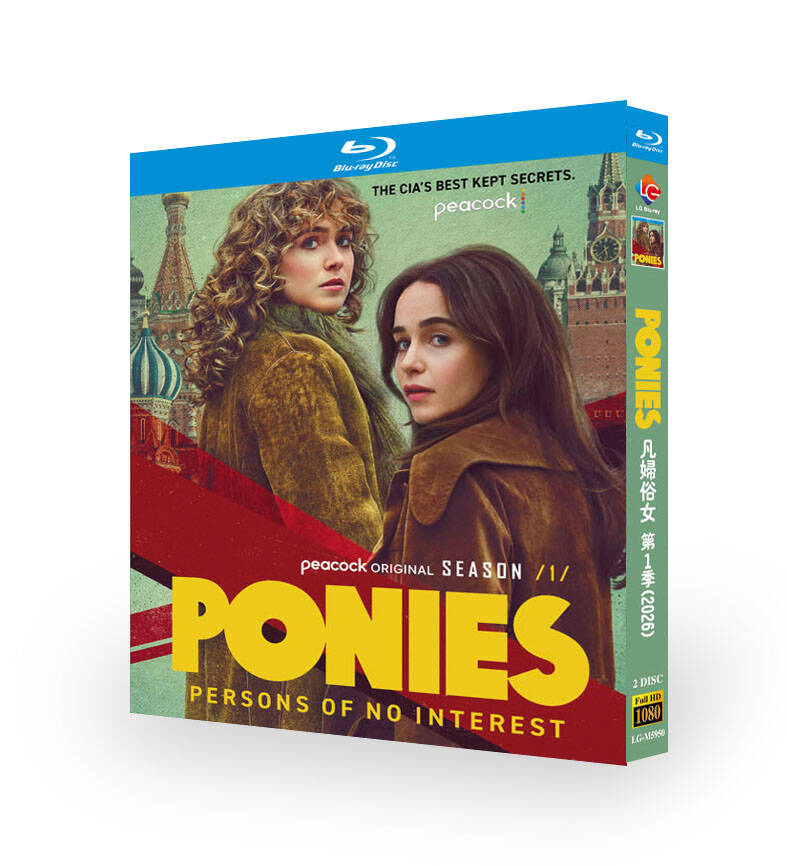 海外ドラマ「Ponies (2026)」 ブルーレイ[Blu-ray-BOX] 2-DISC Emilia Clarke Haley Lu Richardson