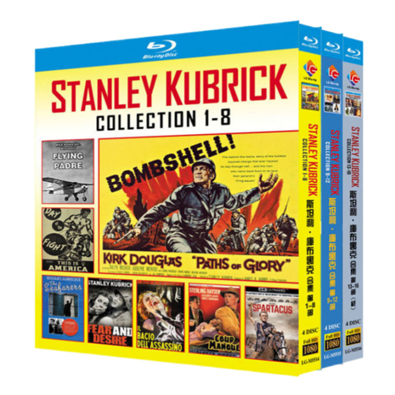 映画「監督スタンリー・キューブリック作品集 1951-1960」 日本語字幕ブルーレイ[Blu-ray-BOX] 4-DISC-DISC ジェイミー・スミス フランク・シルヴェラ