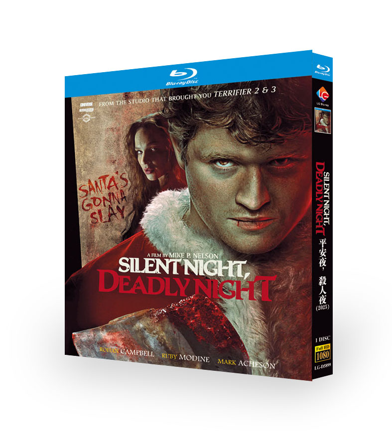 映画「Silent Night, Deadly Night (2025)」 ブルーレイ[Blu-ray-BOX] 1-DISC ロアン·キャンベル ルビー·モデイン
