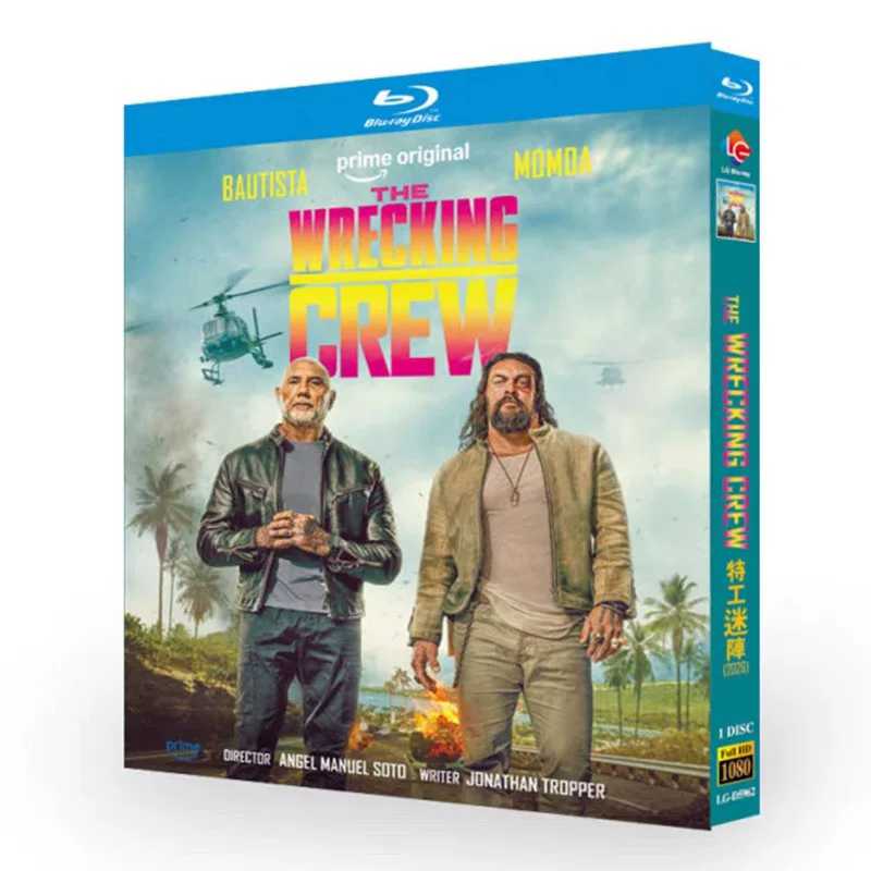 映画「The Wrecking Crew (2026)」 日本語字幕ブルーレイ[Blu-ray-BOX] 1-DISC ジェイソン・モモア デイブ・バウティスタ