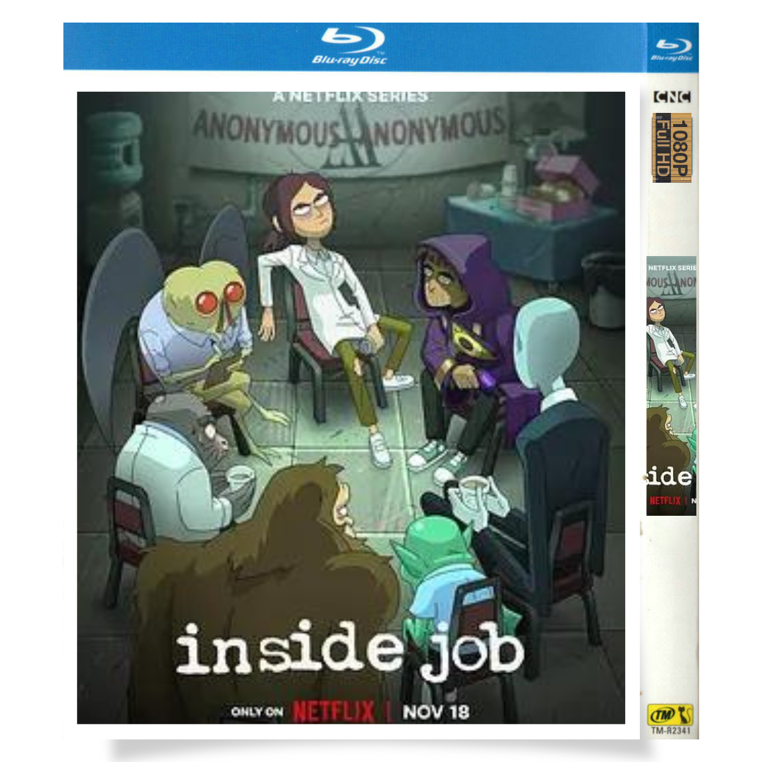 アニメ「インサイド・ジョブ シリーズ2」 日本語字幕ブルーレイ[Blu-ray-BOX] 2-DISC リズ・カプラン クリスチャン・スレイター